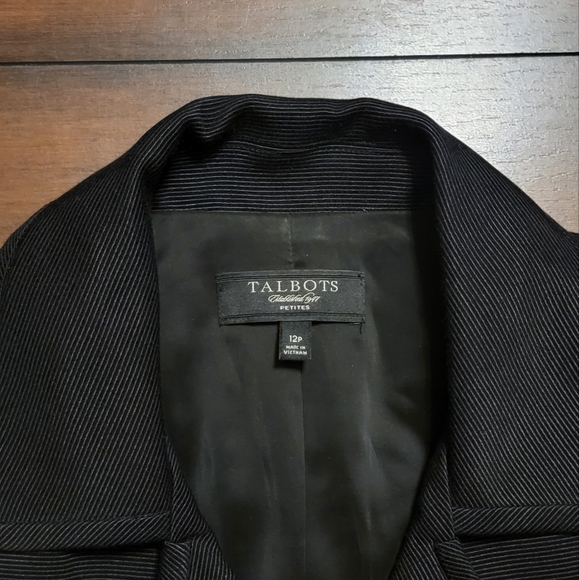Talbots Woman's Black Blazer Jacket - Picture 4 of 4